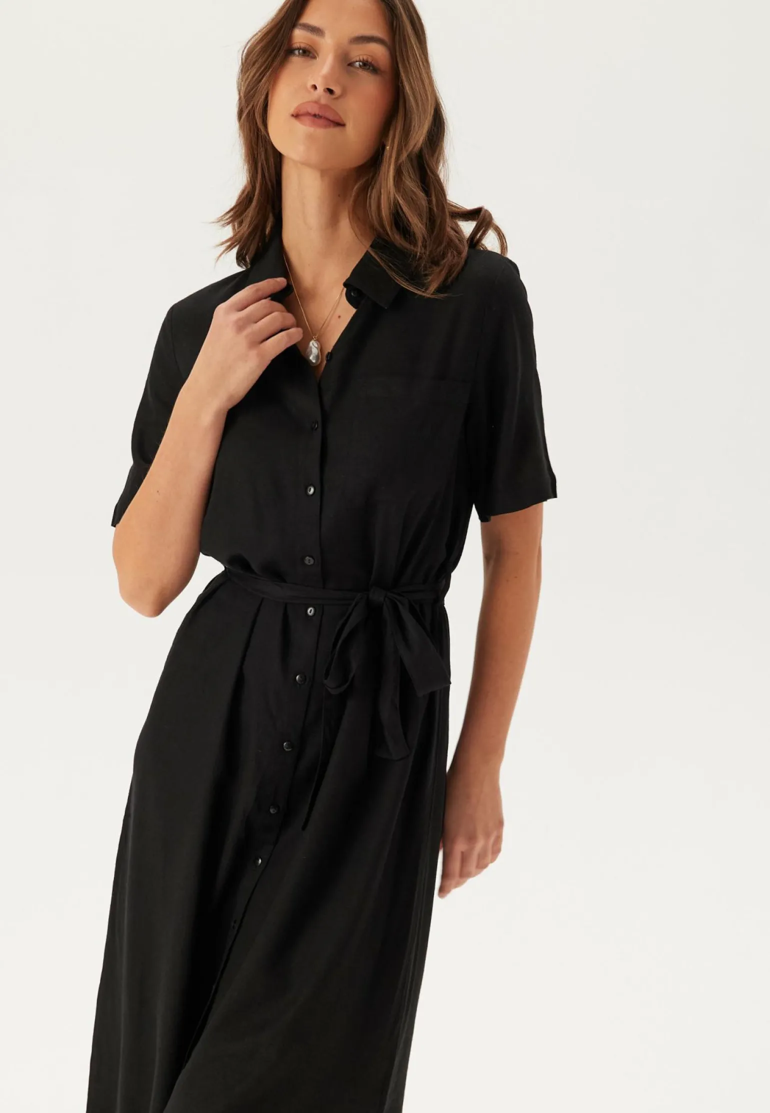 Pcpia 2/4 MIDI SHIRT DRESS