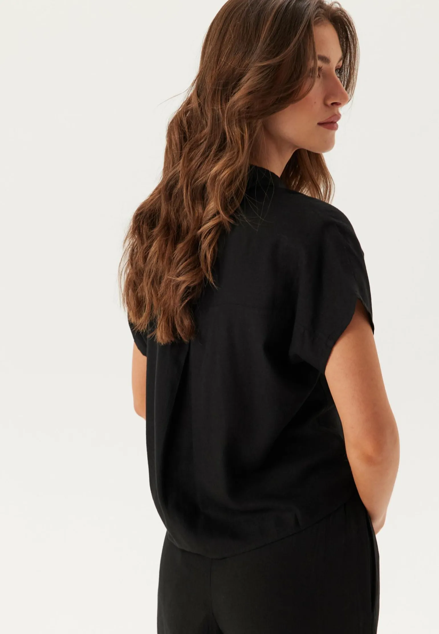 Pcpia Ss Tie Shirt Wvn Noos