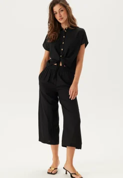 Pcpia Ss Tie Shirt Wvn Noos
