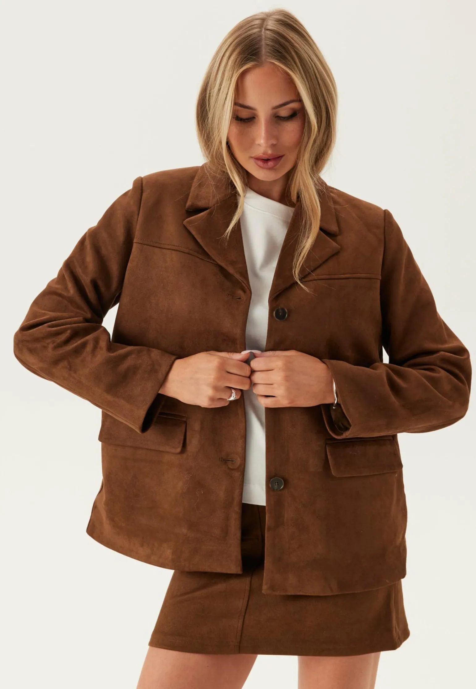 Pcrakel Brushed Outerwear Blazer