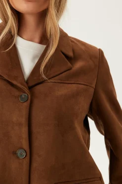 Pcrakel Brushed Outerwear Blazer