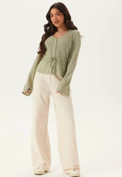 Peplum Lace Cardigan