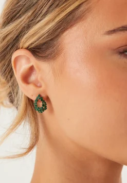 Petite Alice Earrings - Emerald