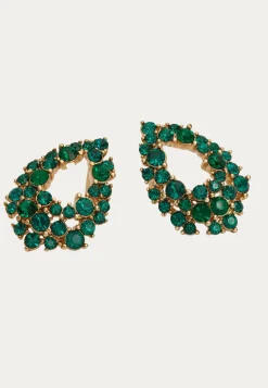 Petite Alice Earrings - Emerald