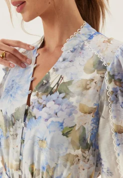 Peyton Trim Detail Midi Dress