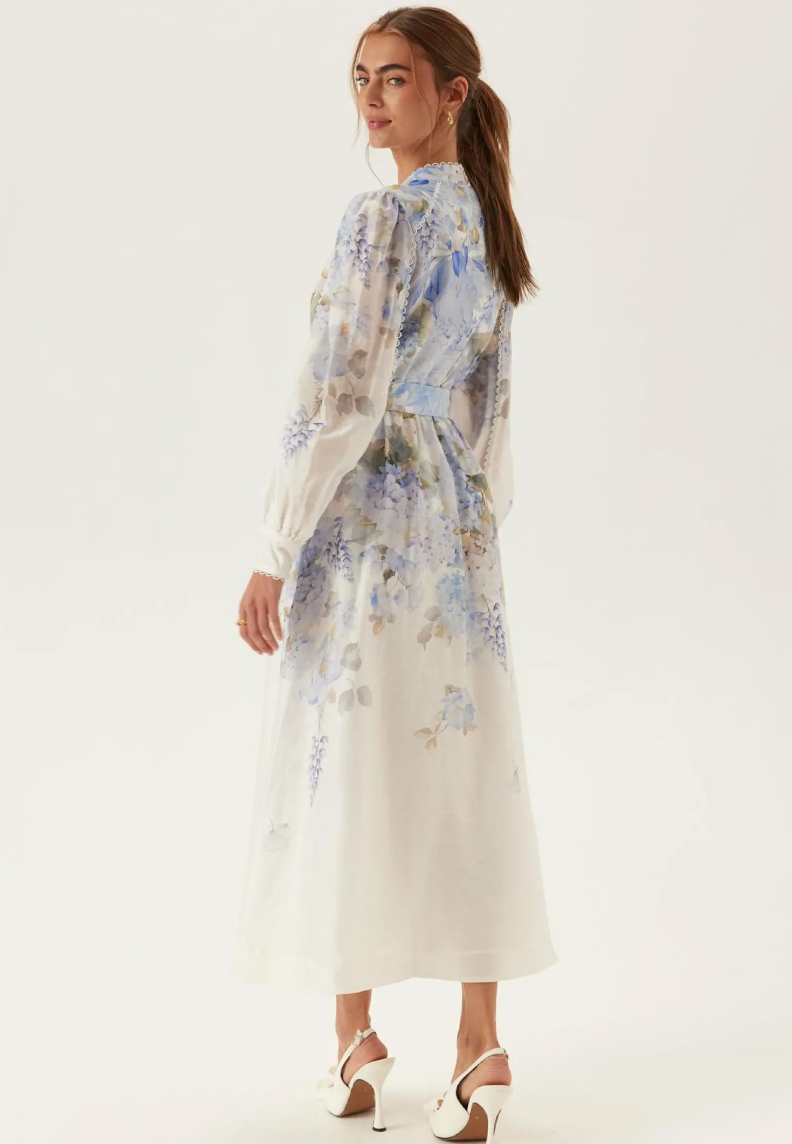 Peyton Trim Detail Midi Dress