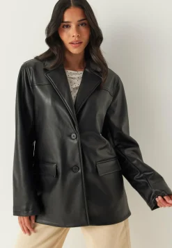 PU Blazer Jacket