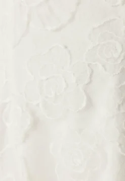 Puff Sleeve Embroidered Dress