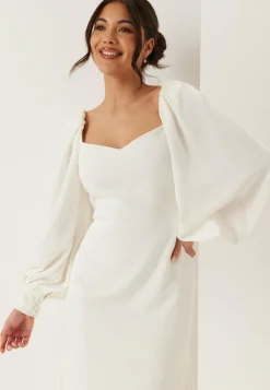 Puff Sleeve Wedding Gown