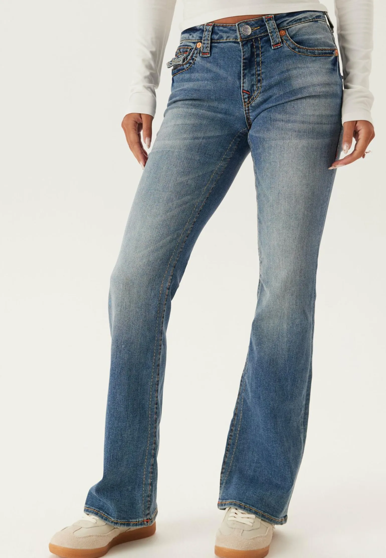 Rainbow Pkt Becca Mr Bootcut Big T