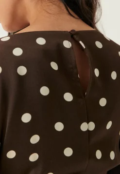 Ruched Front Midi Dress