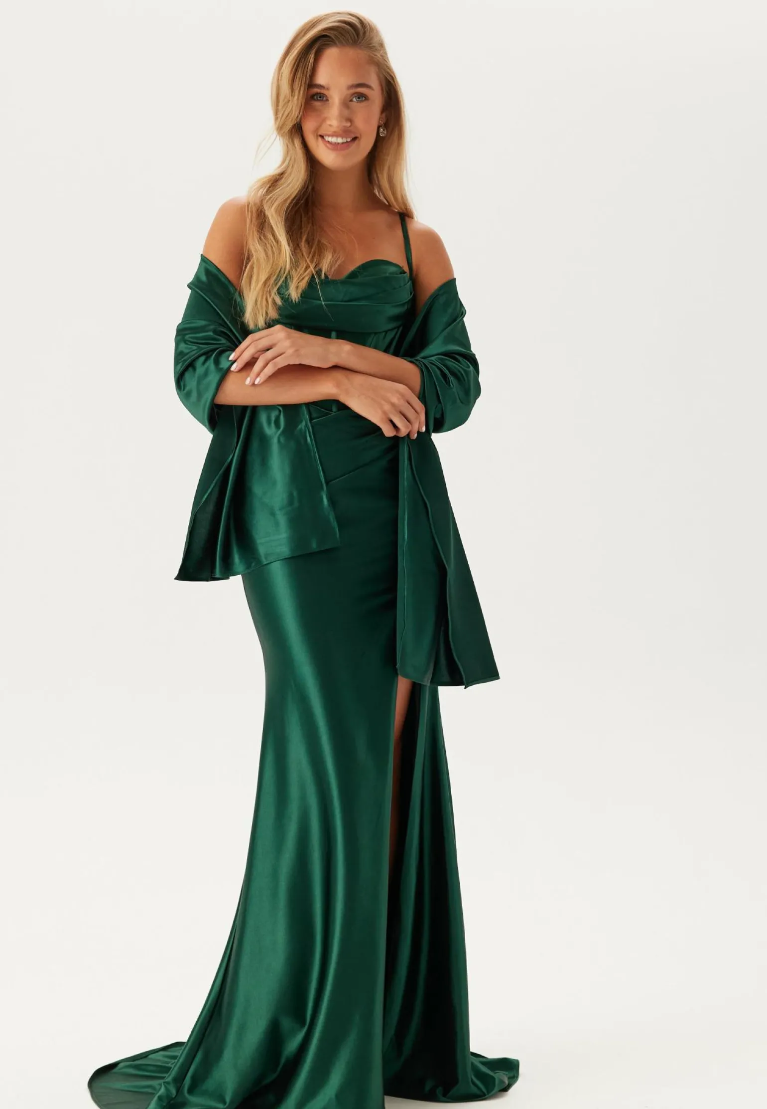 Satin Evening Dress