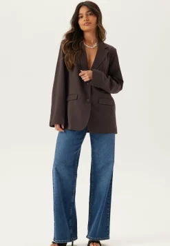 Shaped Single Button Blazer