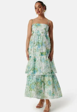Shauna Scallop Trim Midi Dress