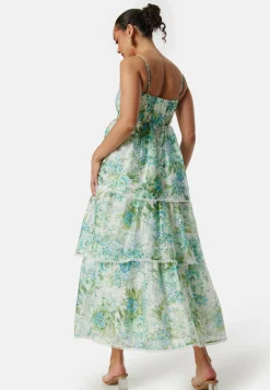 Shauna Scallop Trim Midi Dress