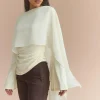 Sheer Chiffon Cape
