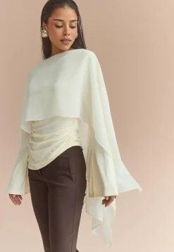 Sheer Chiffon Cape