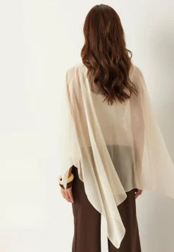 Sheer Chiffon Cape