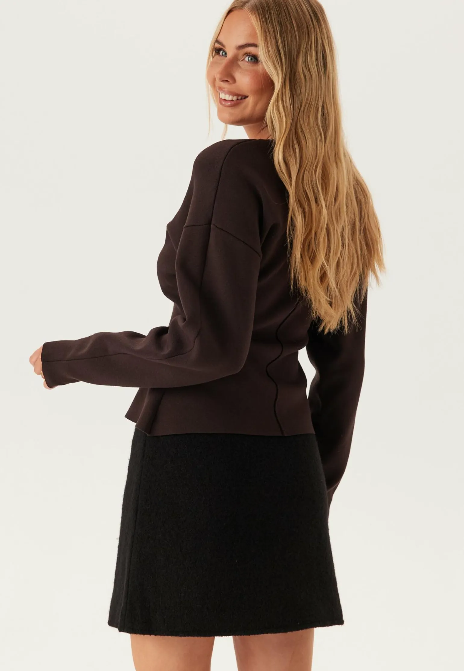Slfdarla Hw Knit Midi Skirt