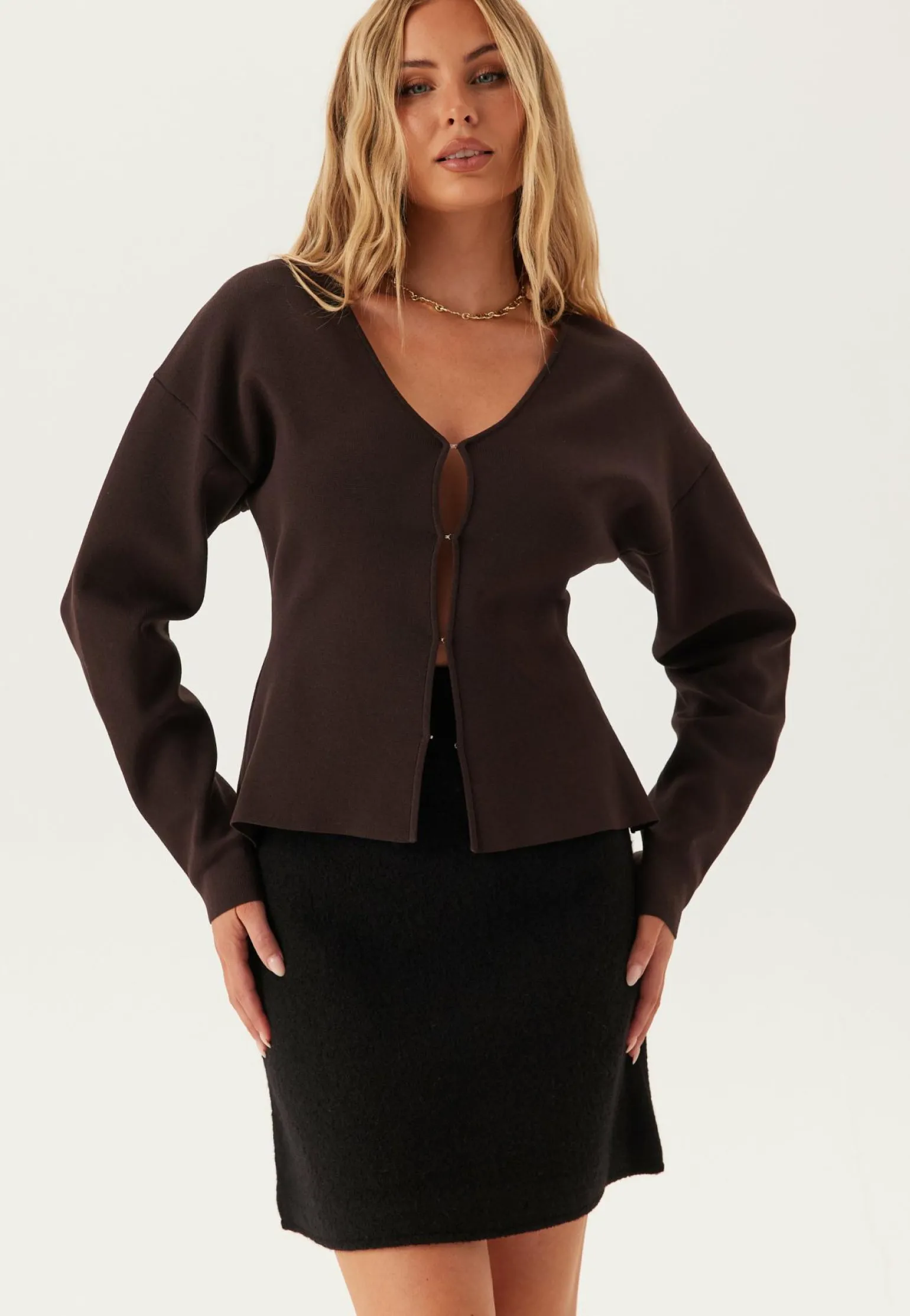 Slfdarla Hw Knit Midi Skirt