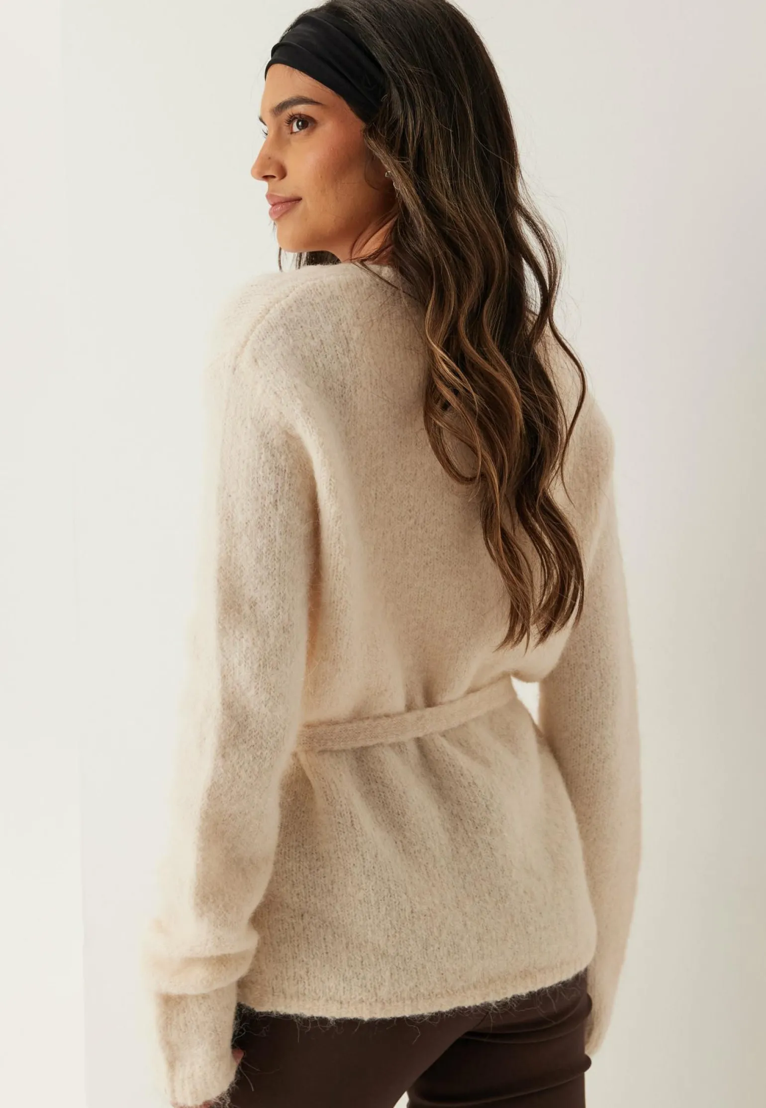 Slfgabella Ls Knit Belt Cardig