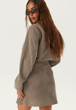 Slfkaya Mw Suede Skirt