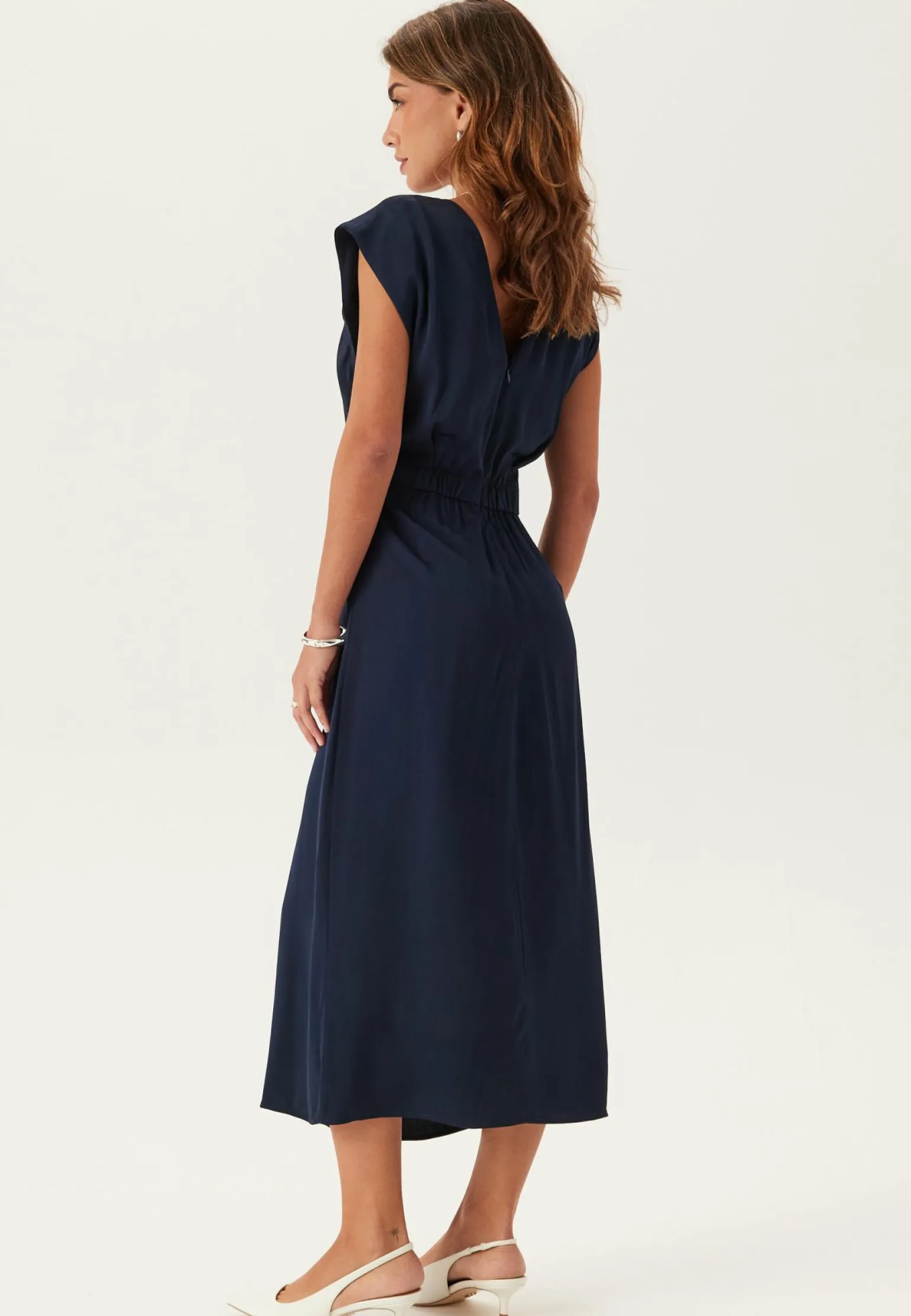 Slfleonore Slim Sl Midi Dress