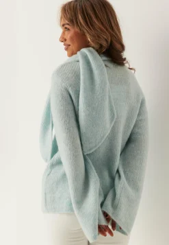 Slflulu Ls Bow Knit