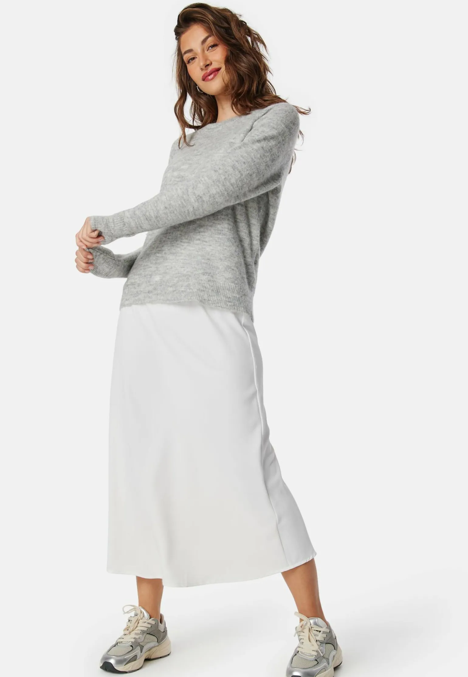 Slflulu LS Knit O-Neck