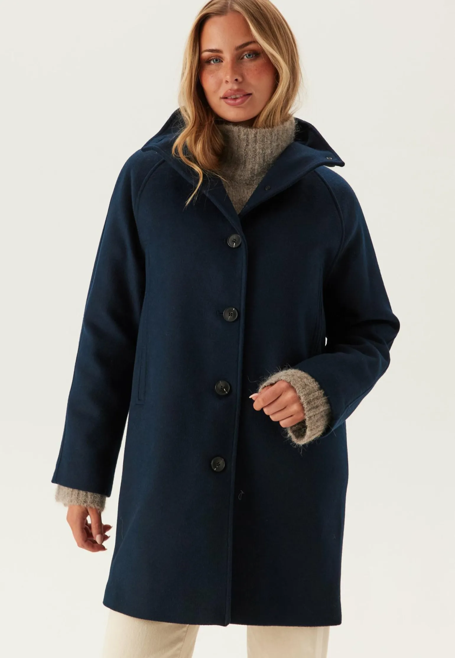 Slfvinni Wool Blend Coat