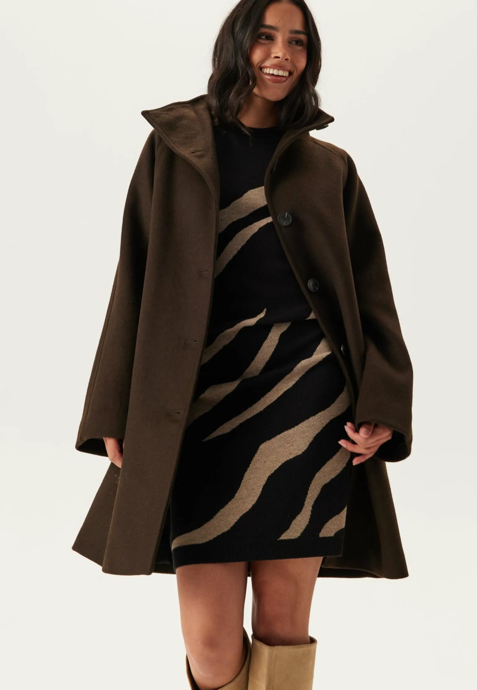 Slfvinni Wool Blend Coat