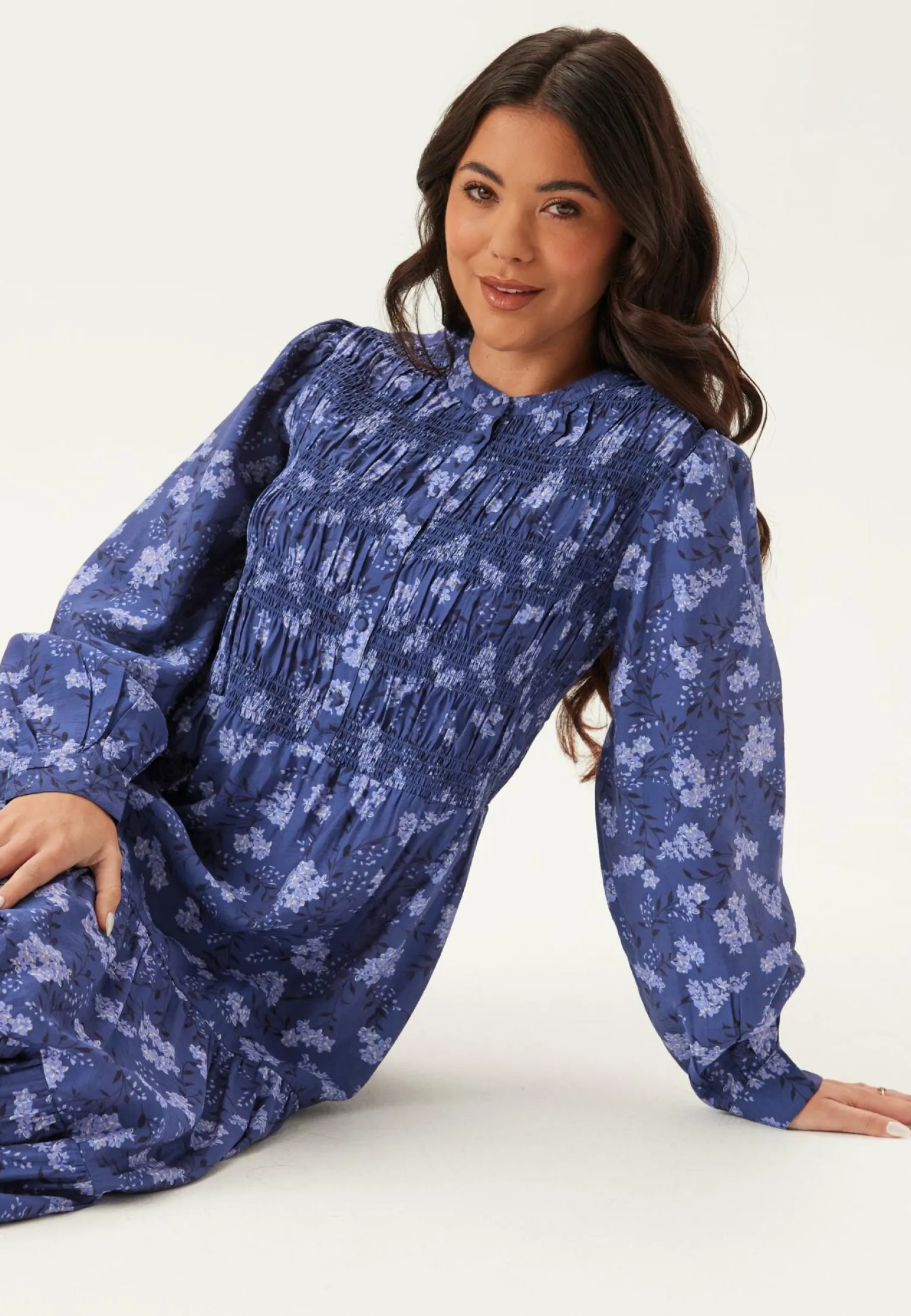 Smock Midi Dress