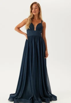 Sparkling Evening Dress With Tie Back