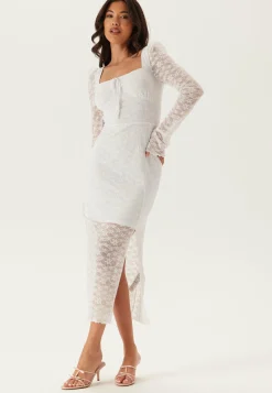 Square Neck Lace Dress