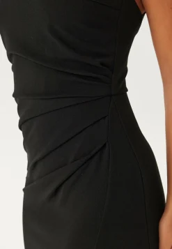 Square Neck Slit Maxi Dress