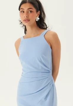 Square Neck Slit Maxi Dress