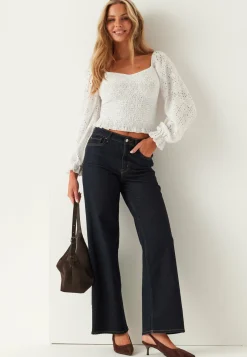 Square Neck Smock Top