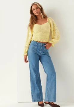 Square Neck Smock Top