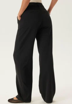 Straight High Waist Suit Trousers