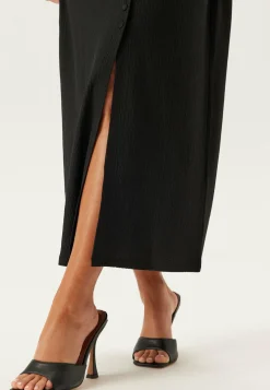 Structure Button Midi Dress