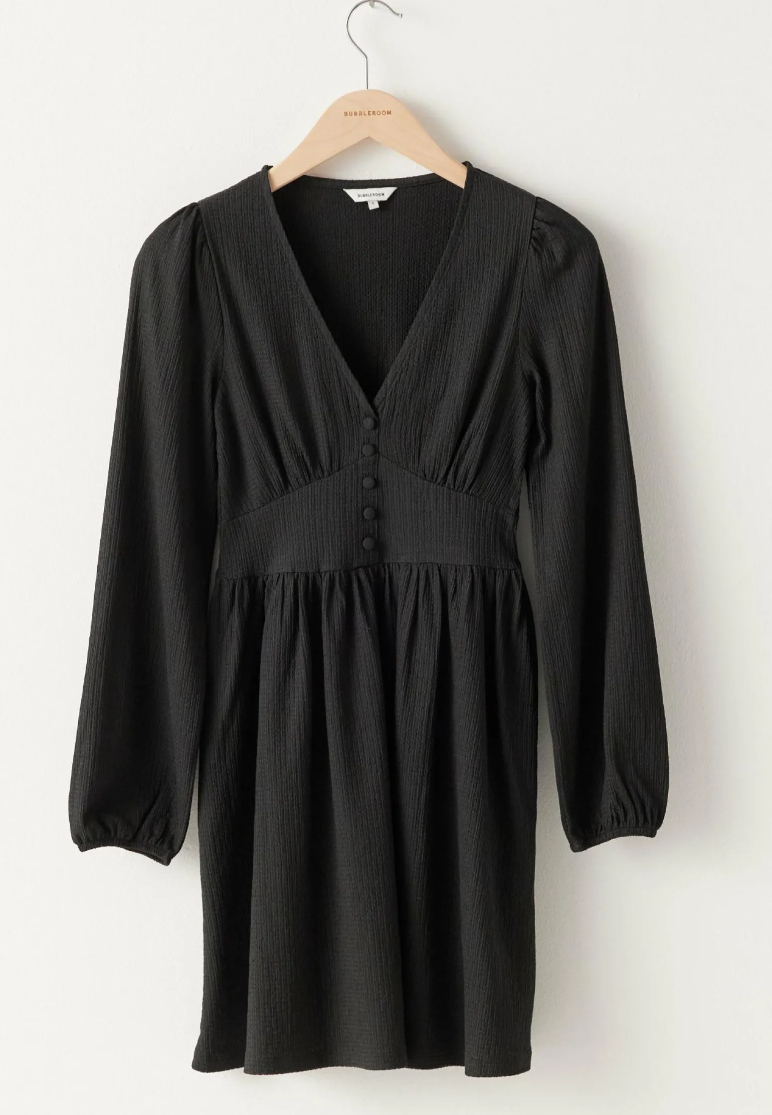 Structure Button Mini Dress