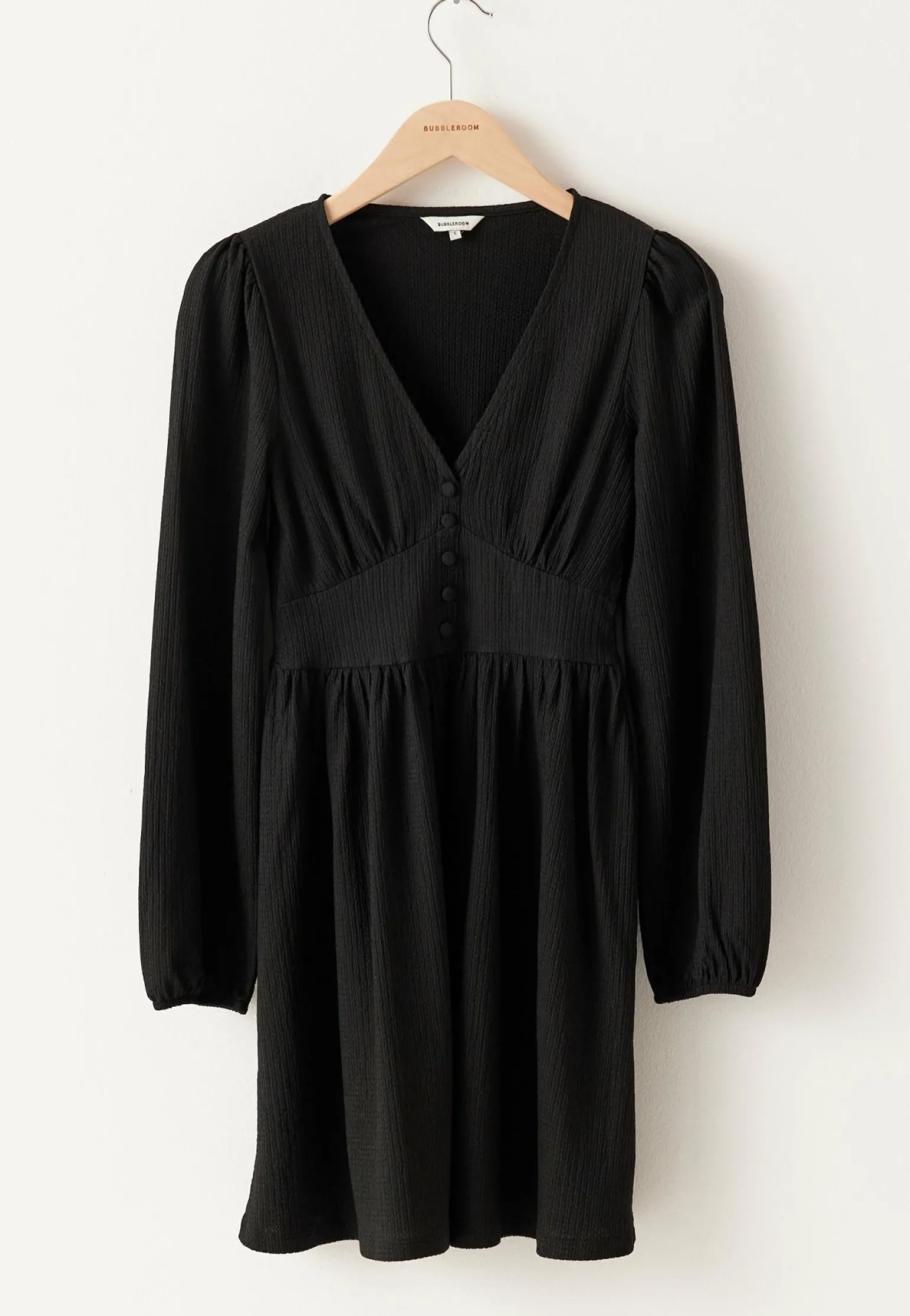 Structure Button Mini Dress