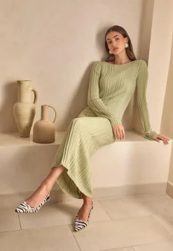 Structure Knitted Dress