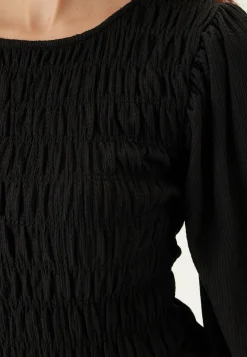 Structure Long Sleeve Midi Dress
