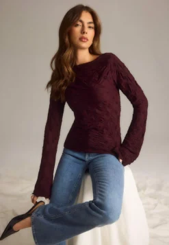 Structure Long Sleeve Top