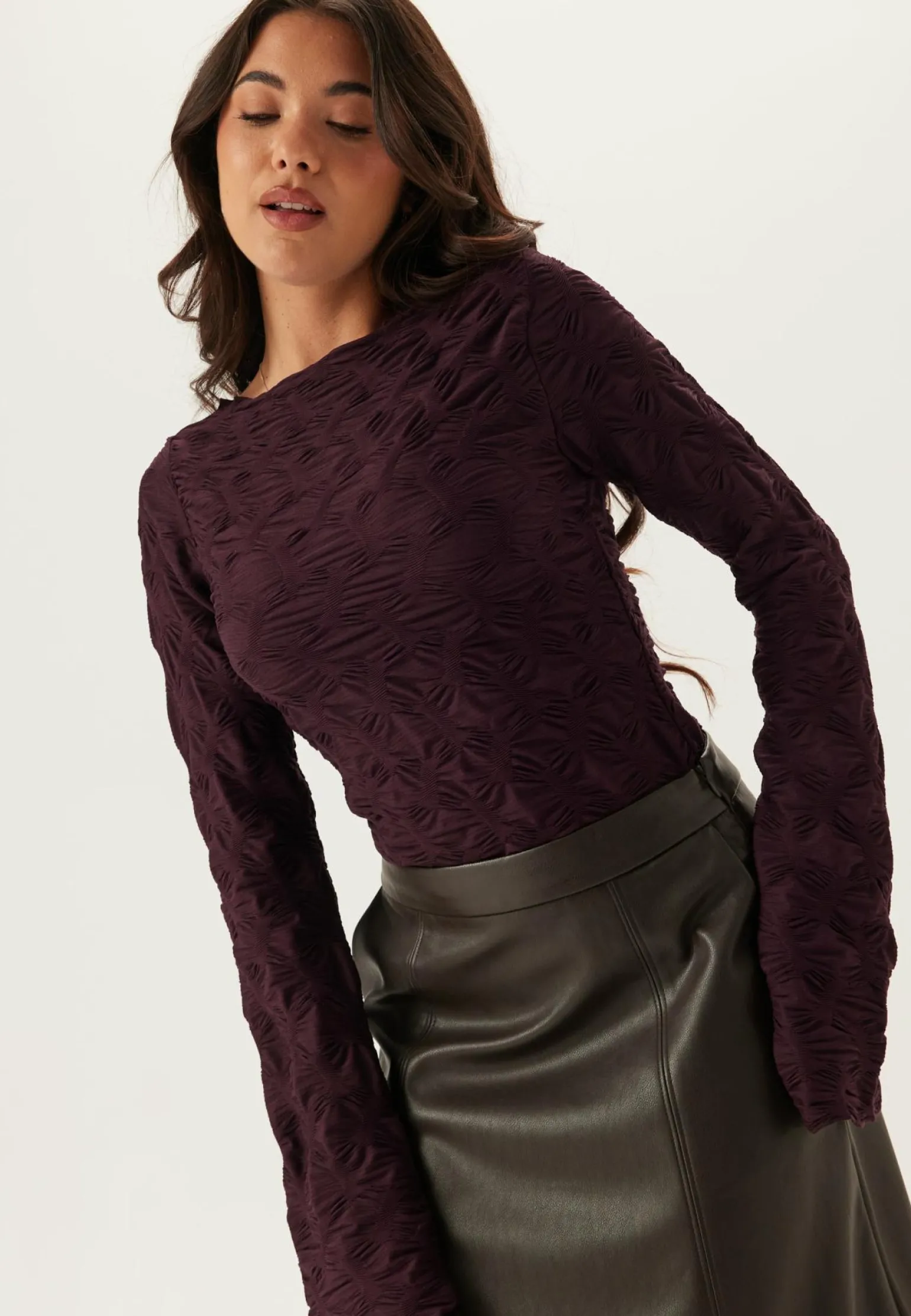 Structure Long Sleeve Top