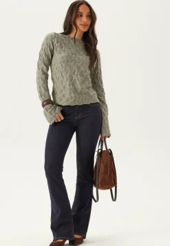 Structure Long Sleeve Top