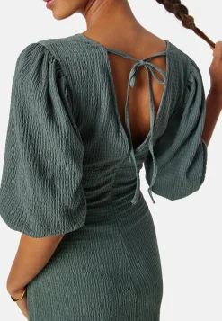 Structure Puff Sleeve Dress