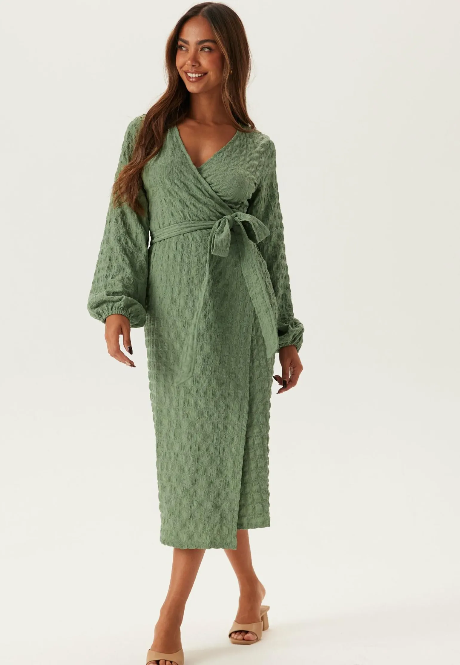 Structure Wrap Dress