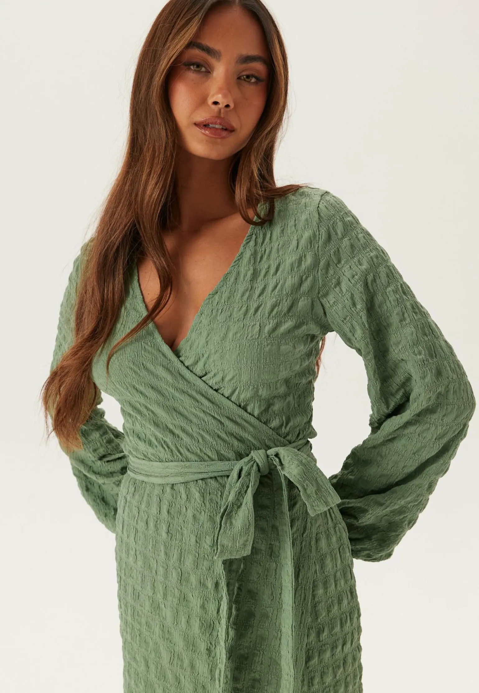 Structure Wrap Dress